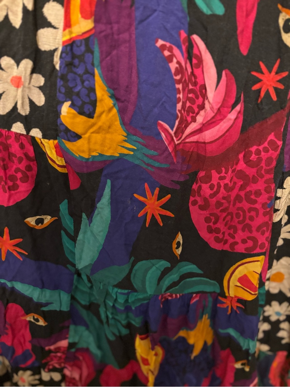 Farm Rio Pop Print A-Line Dress XL - Picture 10 of 16